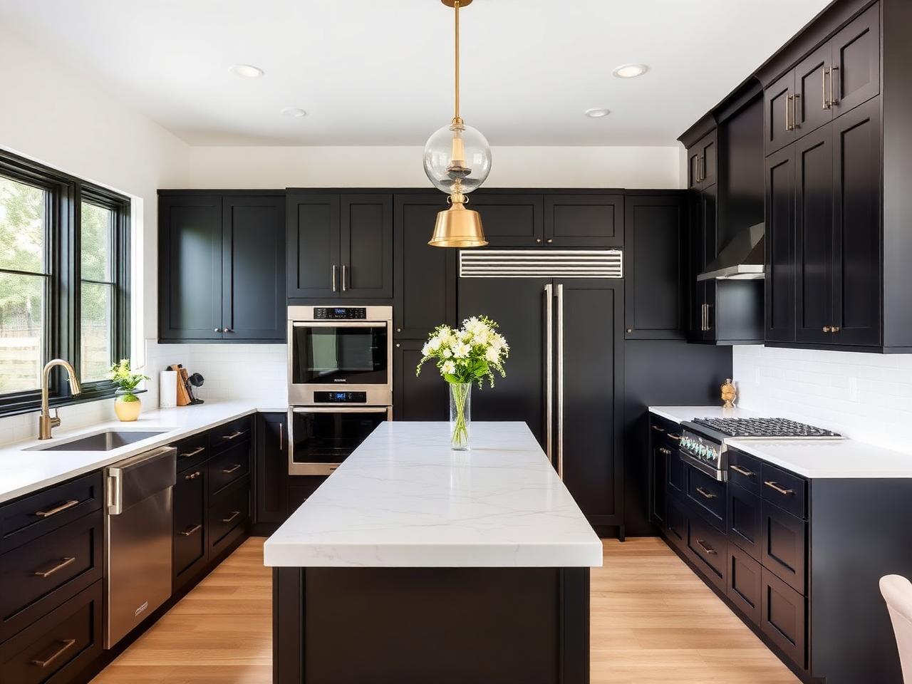 Kitchen at Modern Carriage House