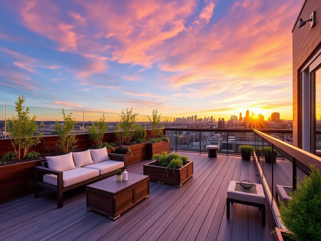 Balcony at Cedar Rooftop Townhomes