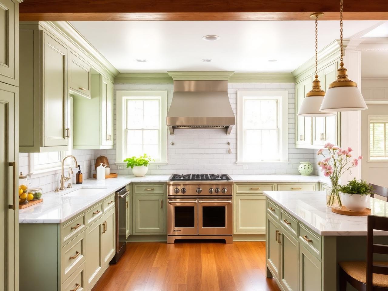 Kitchen at Cherry Blossom Craftsman