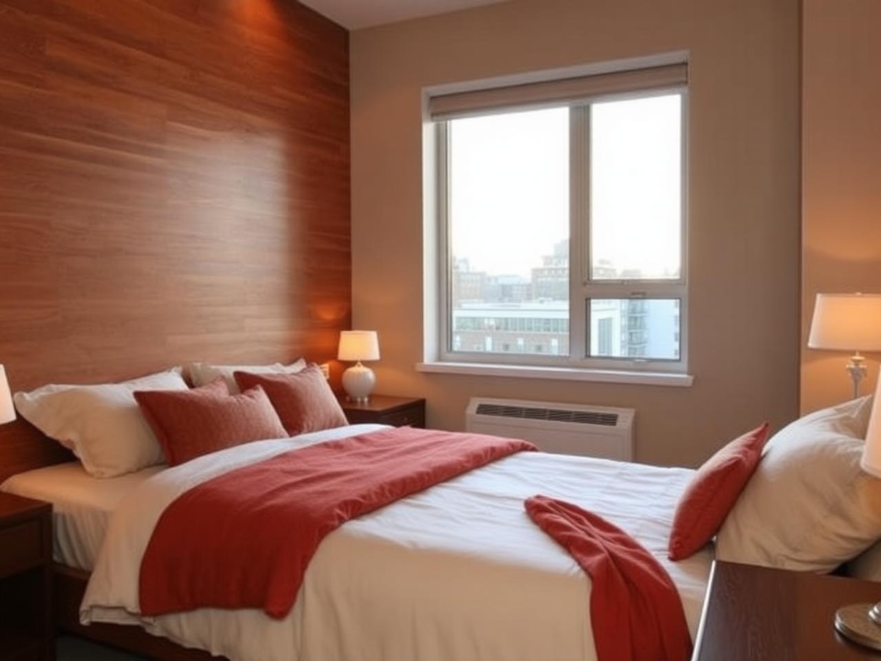 Primary bedroom at Cedar Rooftop Townhomes