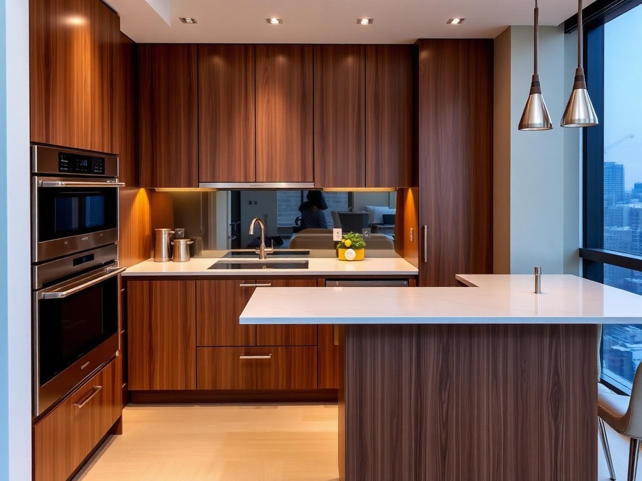 Kitchen at Waterfront Tower Residences