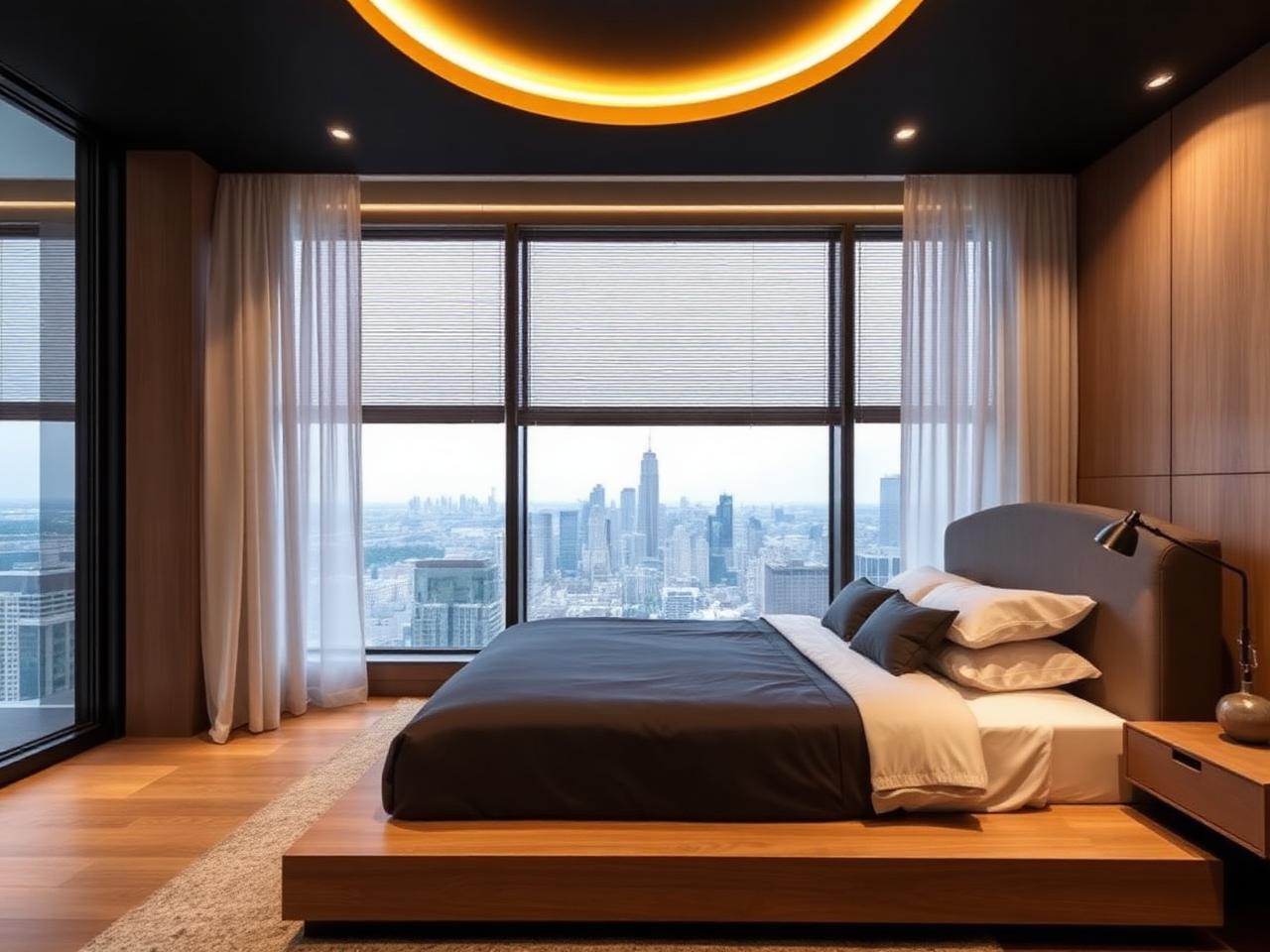 Primary bedroom at Waterfront Tower Residences