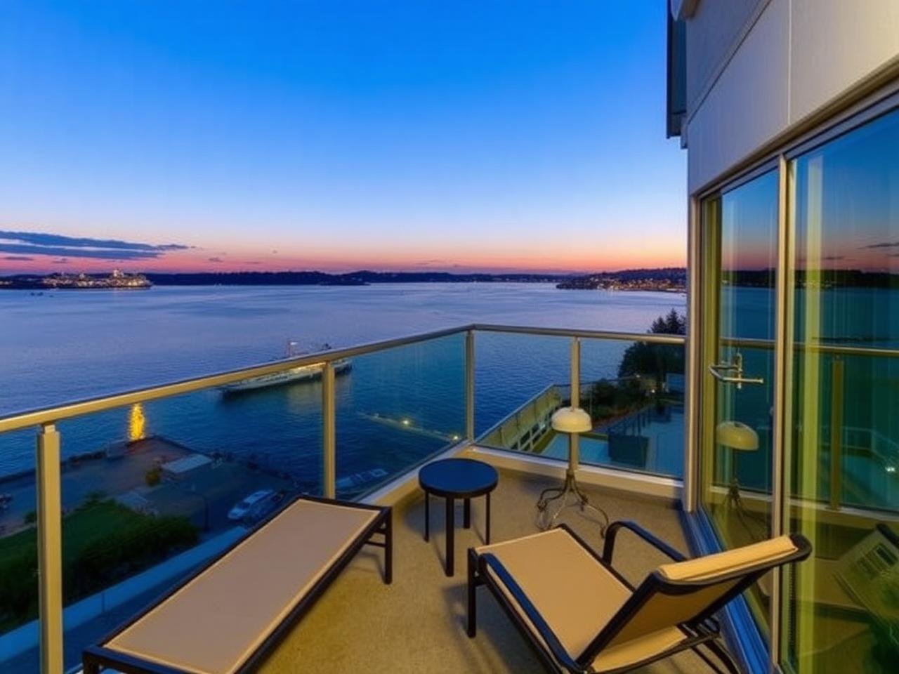 Balcony at Waterfront Tower Residences