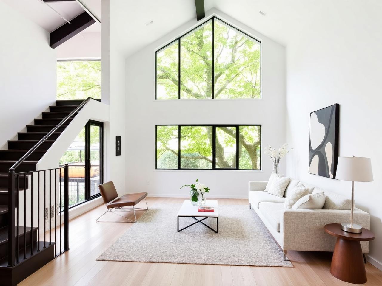Living room at Ballard Balcony Duplex