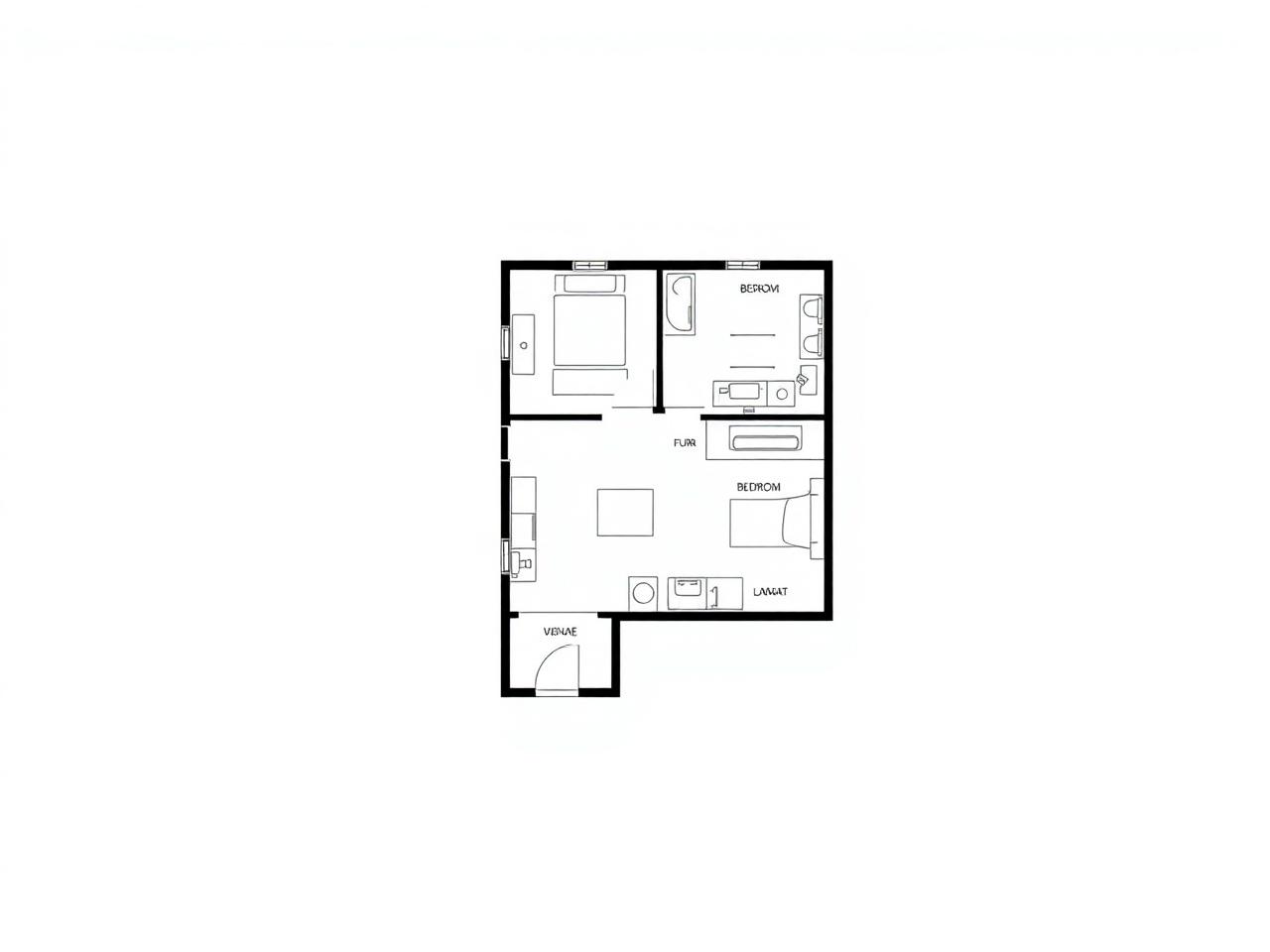 Floor plan for Waterfront Tower Residences