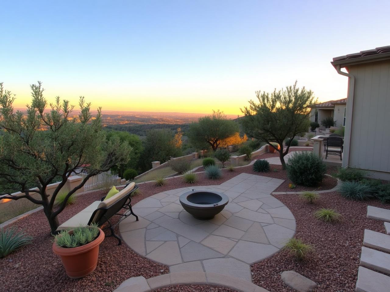 Backyard at Saffron Hillside Townhome