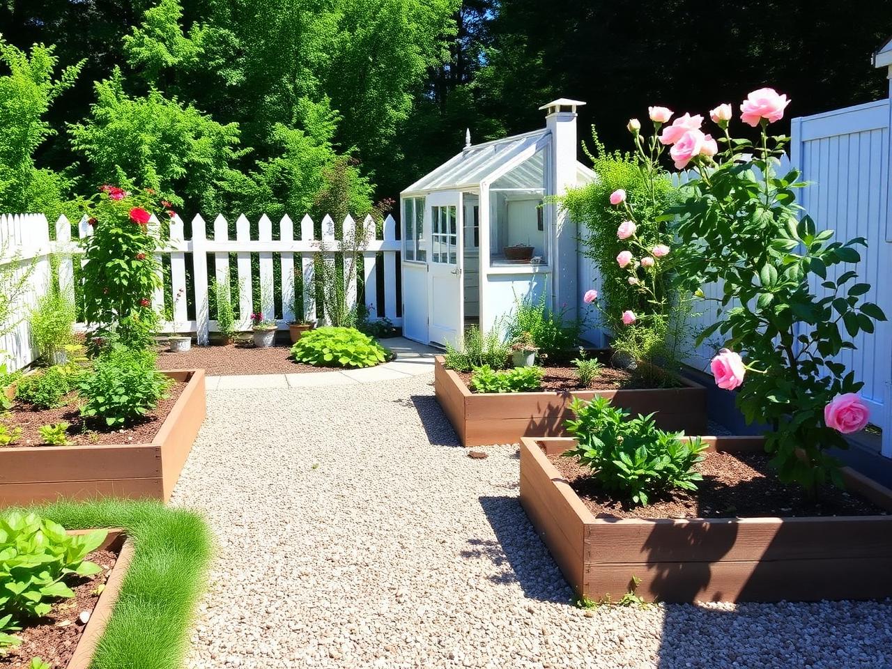 Backyard at Blue Shingle Cottage
